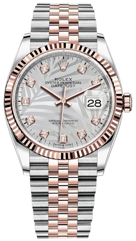 rolex datejust 36mm rose gold|rolex datejust 36 oystersteel.